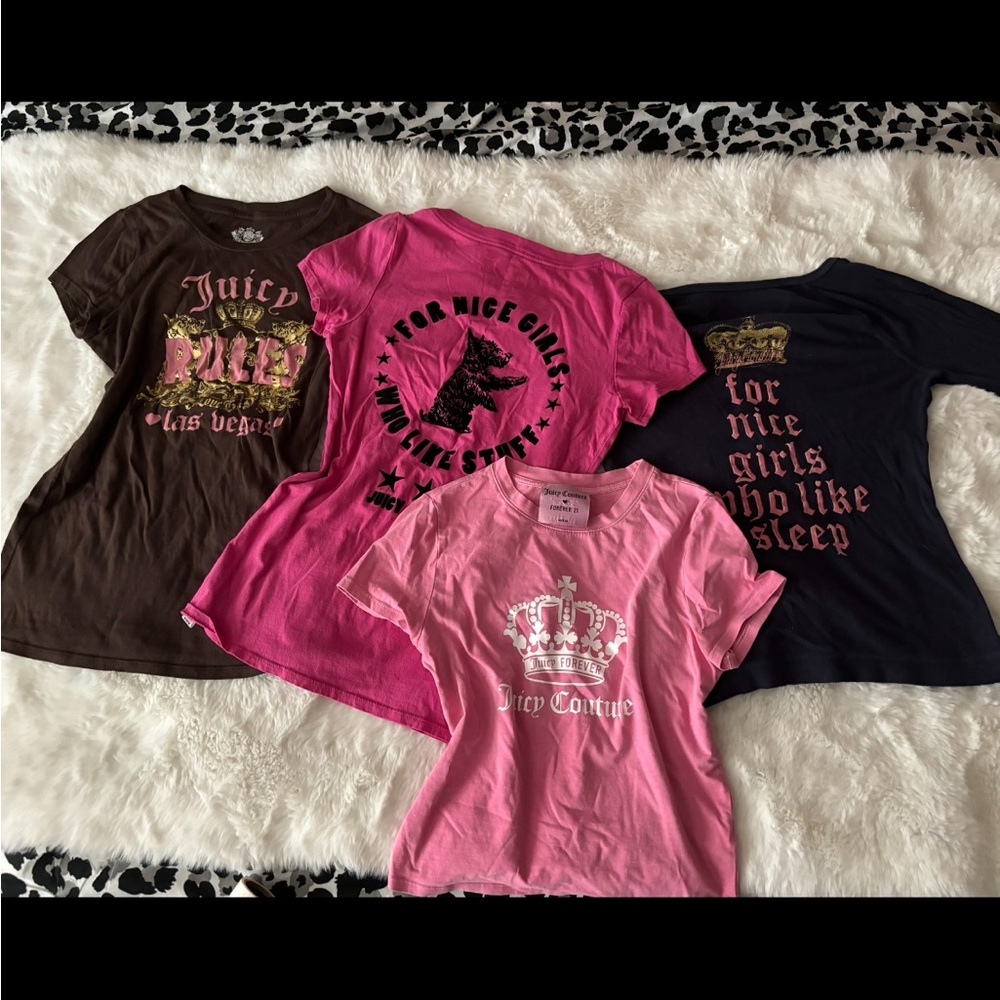 Juicy couture shirt bundle!